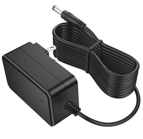 * 12V 2A Power Supply [2Amp 2000mA] 24W AC Adapter, 10ft * In 12V Power Cord For LED Strip Lights Speaker CCTV Camera Router, 5.5x2.5mm/2.1mm Plug L