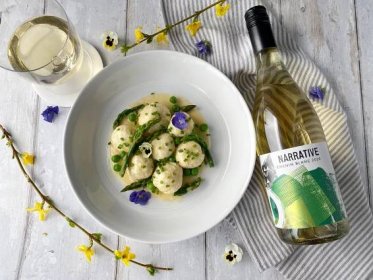 Spring Gnudi with Beurre Blanc