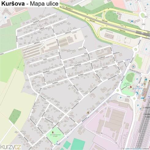 Kuršova - mapy | Kurzy.cz
