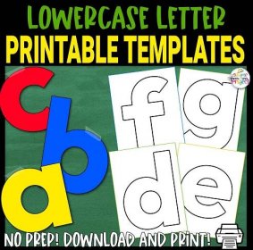 Looking for quick and fun activities for your kids to learn the alphabet letters? Then, this blank printable lowercase alphabet letter template bundle is exactly what you need! Include these lowercase alphabet letter templates in your lesson plans or craft activities. Working on these 26 black and white alphabet letters help your kids practice their writing skills, letter formation, hand-eye coordination, focus and creativity. Don’t wait any longer, grab your copy now!