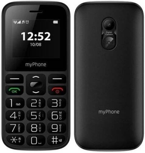 Mobilní telefon myPhone Halo A Senior (TELMYSHALOABK) černý