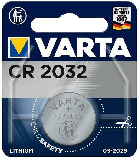 Baterie lithiová Varta CR2032, blistr 1ks Návod k obsluze
