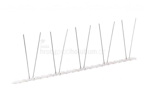 Jednořadé hroty proti holubům (20 hrotů na metr) - 50 cm - Hroty proti holubům