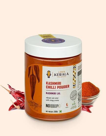 Kashmiri Chilli Powder Kerala Organic Products