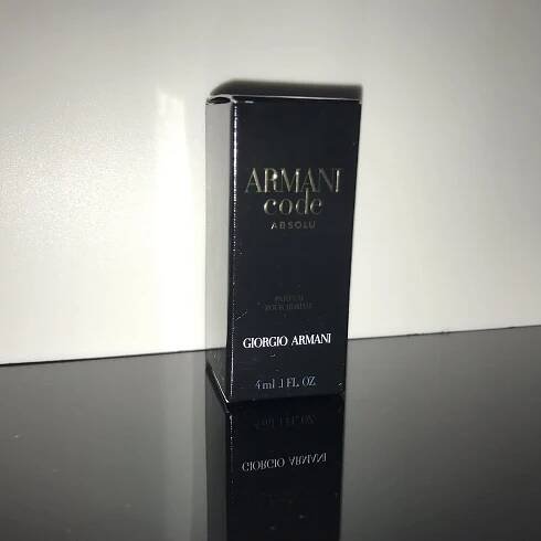 Armani  Code Absolu pour Homme  čistý parfém  4 ml  NOVINKA 2019 - Obrázek 2