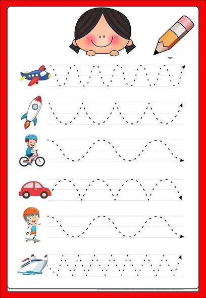 the letter i worksheet for children to learn how to write and draw letters