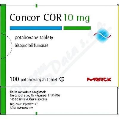 Concor COR 10mg tbl.flm. 100