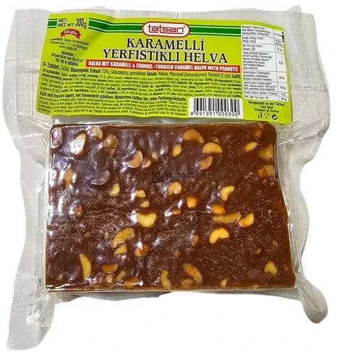 Turecká halva s karamelom a arašidmi 300g