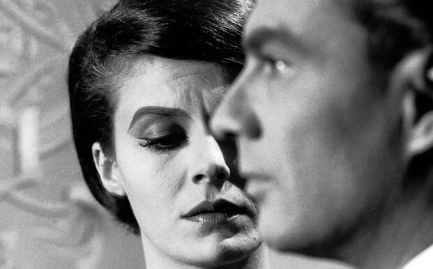 Last Year at Marienbad (1961), Delphine Seyrig, Giorgio Albertazzi.