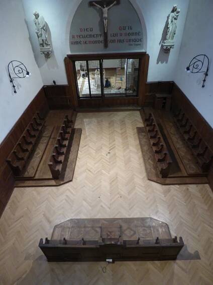 Parquet bâtons rompus, Couvent de la visitation à Nantes