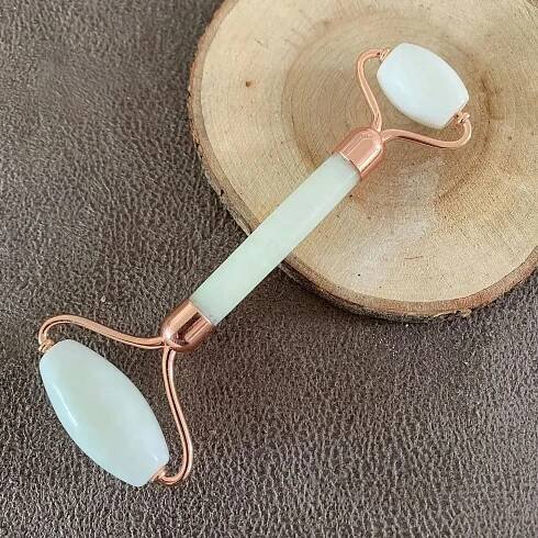 Jade roller a gua sha masážní sada | péče o pleť - G