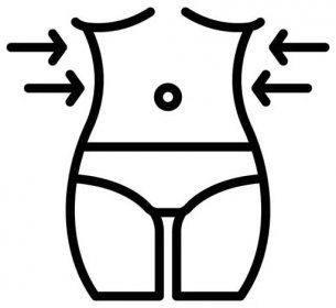 Přizpůsobit ikonu těla, styl osnovy — Stockový vektor