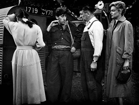Ďábelské ženy - Z filmu - Jean Lefebvre, Robert Dalban, Simone Signoret