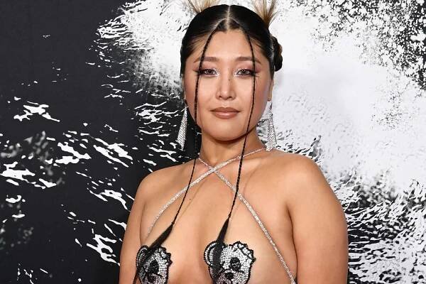 'Cocaine Bear' Star Kahyun Kim Rocks Rhinestone Bear-Shaped Pasties on Premiere Red Carpet
