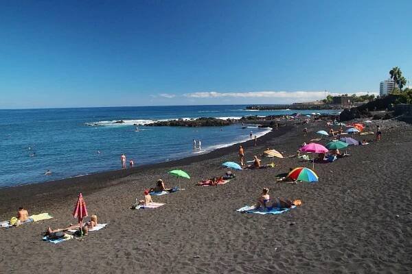 Pláž Jardin, Puerto de la Cruz, Tenerife