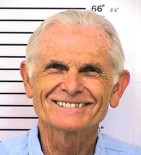 FILE - In this March 12, 2014 photo provided by the California Department of Corrections and Rehabiltation, Bruce Davis is shown. A Los Angeles judge has denied parole for the former Charles Manson follower who has been imprisoned for more than 40 years for two murders. Superior Court Judge William C. Ryan on Wednesday, April 22, 2015, upheld the governor's reversal of a parole board decision last year to release Davis. Davis was convicted in the 1969 slayings of musician Gary Hinman and stuntman Donald 