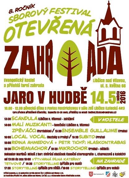 Otevřená zahrada 2016