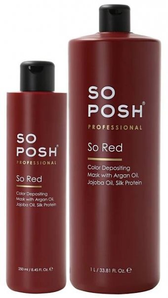 So Posh So Red Color Depositing Mask profesionální maska pro zvýraznění červené srsti - Fortissimo.cz