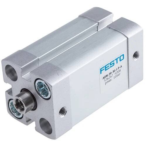 Pneumatický válec, řada: ADN ADN-20-30-I-P-A Samice M5 21 g @ 10 mm Stroke 131 g @ 0 mm Stroke Festo
