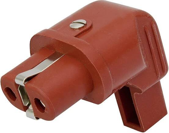 Kalthoff 344003 IEC konektor C15/C16 344 zásuvka, zahnutá Počet kontaktů: 2 + PE 16 A červená 1 ks