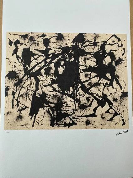JACKSON POLLOCK!,číslováno,signace!!!TOP,POP