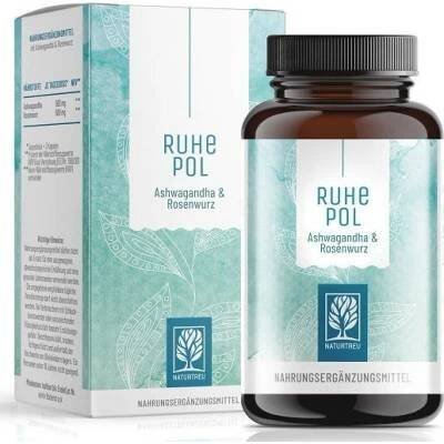 Naturtreu Ashwagandha & Rhodiola pro klidnou duši 120 kapslí