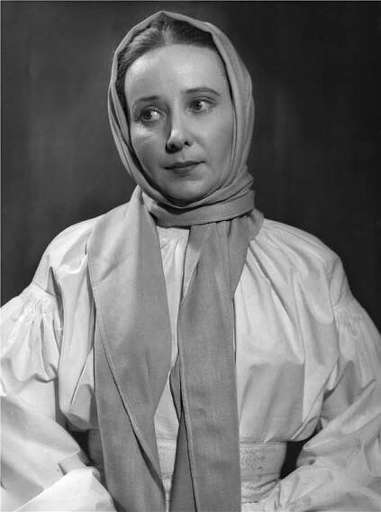 Jánošík - 18.02.1958, Lída Plachá (Děvče) Foto: Jaromír Svoboda