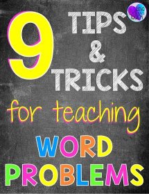 Teaching word problems is often the most challenging part of the curriculum for a math teacher. This veteran teacher shares nine tips and tricks for teaching word problems to help your students master them and to make them less challenging for you to teach!