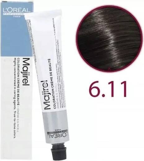 L'Oréal Majirel High Resist 6.11 sytě popelavá tmavá blond 50 ml