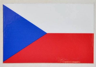Samolepka vlajky České republiky