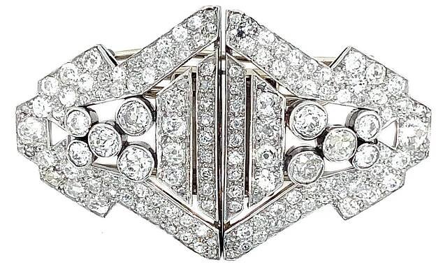 Estate - Diamond Split Brooch (4)