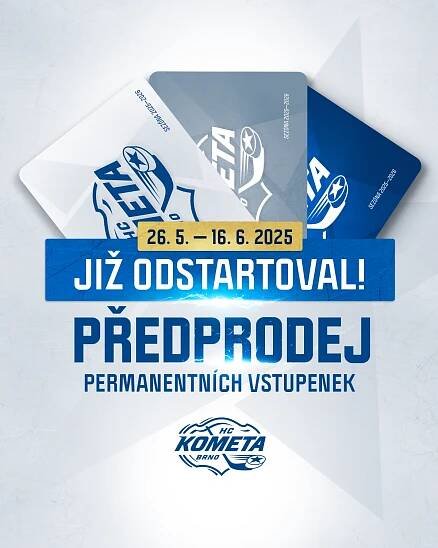 HC Kometa Brno » Odstartoval předprodej permanentních vstupenek!
