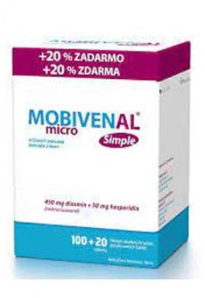 MOBIVENAL micro 100+20tbl zdarma