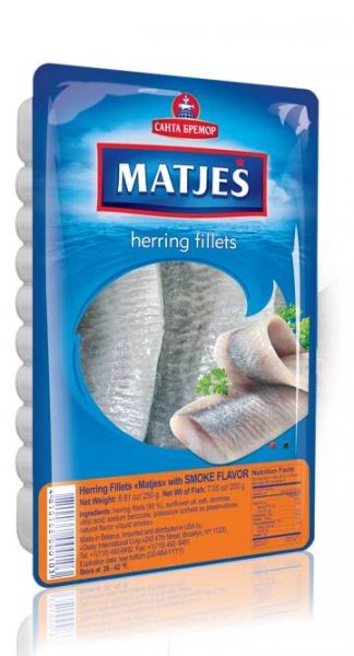 Melanie. MATJES HERRING FILLET SMOKE FLAVOR, 250g /8.82oz