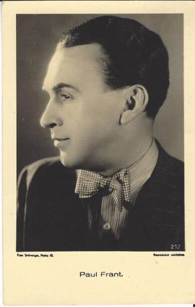 Pohlednice - Žánrová - HFD - ČS. - František Paul