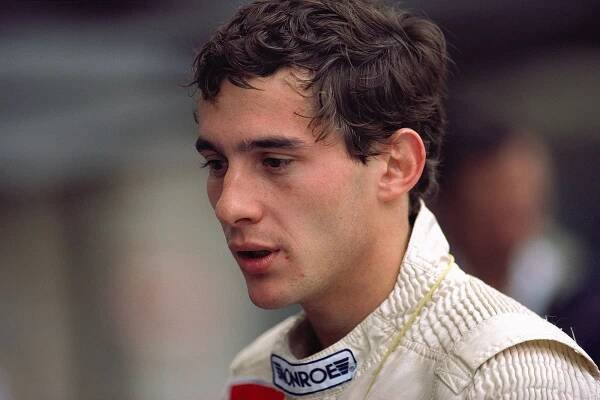Newcomer Ayrton Senna