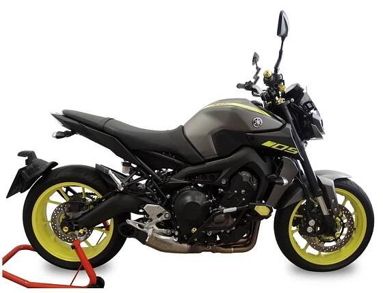 Padací rámy RD Moto CF108KD matná černá Yamaha MT-09 (2017-)