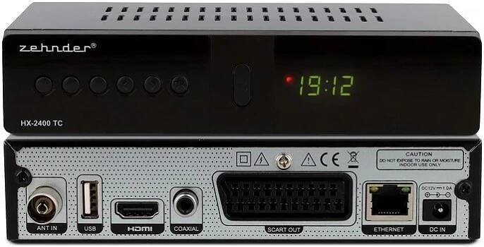 Zehnder HX-2400TC, H.265 DVB-T2/C