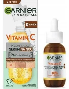Pleťové sérum Garnier Skin Naturals Vitamin C rozjasňující sérum na obličej na noc 30 ml