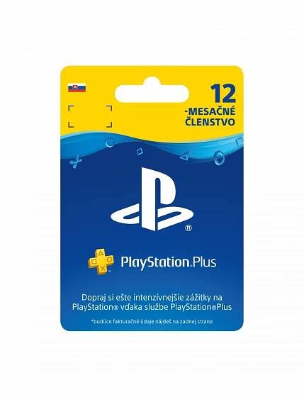 PlayStation Plus Essential 12 měsíců – Dárková karta [pro SK účty] PS4