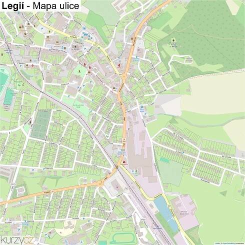 Legií - mapy | Kurzy.cz