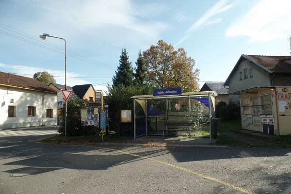 Fotografie - Studénka, Děl. dům - zastávka autobusu - 20.10.2021