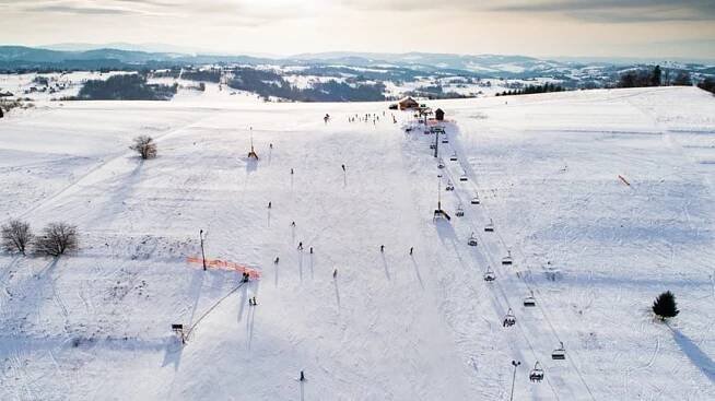 Sjezdovka, Komplex Zagroń, Istebna, Beskydy. Polsko, Dovolená s CK GEOVITA