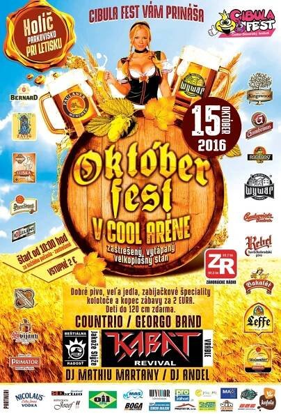 OKTÓBER FEST v COOL ARÉNE už v sobotu! – eMagazín – správy z regiónu Záhorie a oblasti Myjavské kopanice