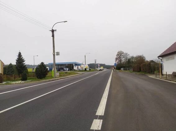 Silnice I/19 v Drhovicích u Tábora je opět průjezdná