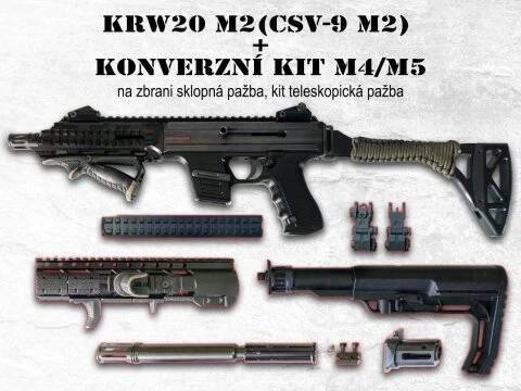 PCC KRW20 M2 (CSV-9 M2) + konverzní kit M4/M5 (Bazar zbraní - Puška) - ZBRANĚ.cz
