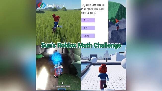 Some examples of Roblox Game designed by a student