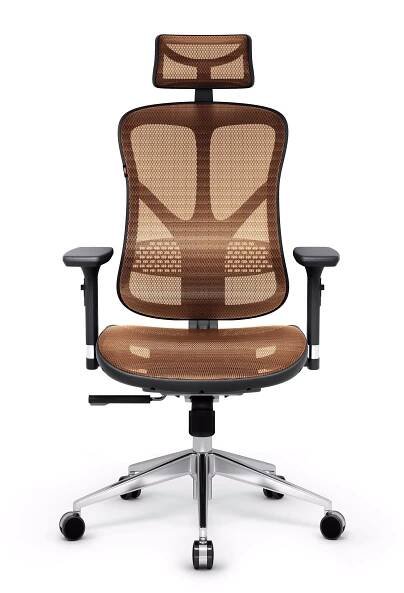 Ergonomická židle Diablo V-Basic: černo-oranžová