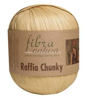 Raffia Chunky 114-17 tmavě béžová