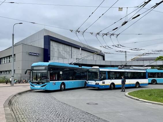 Poslední den provozu trolejbusu Škoda 21Tr v Ostravě. Foto: Zdopravy.cz / Vojtěch Očadlý